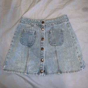 Brandy Melville Jean Skirt